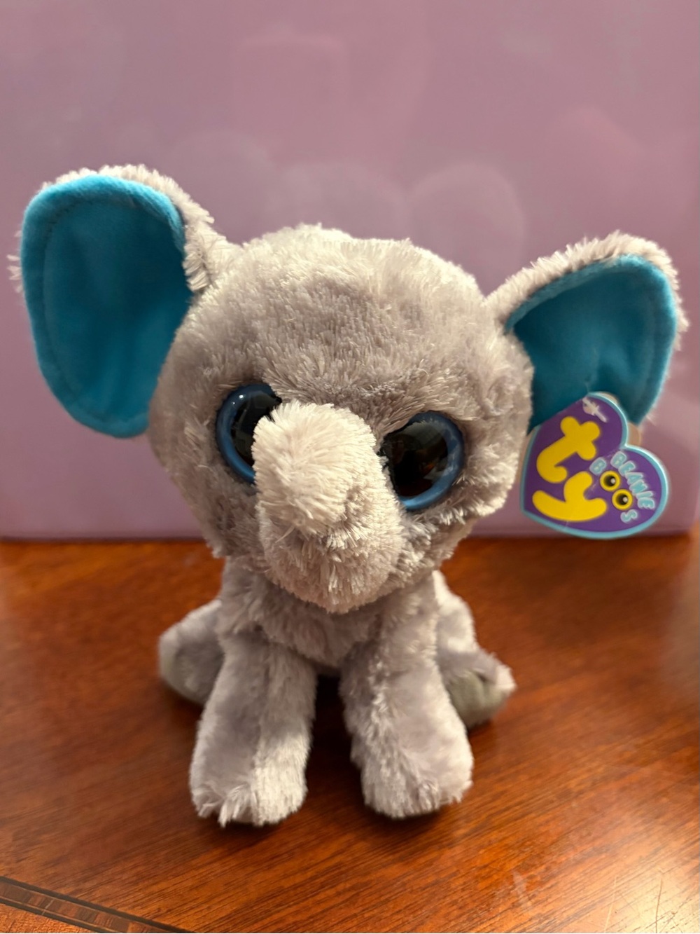 Beanie Boo Peanut Elephant from 2011 solid eyes